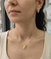 Silver Butterfly Jewelry Set – Sterling Silver Butterfly Necklace and Earrings, Minimalist Nature Jewelry Gift, Matching Set for Women