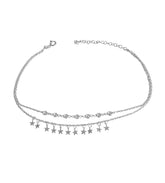 Gold Star Anklet – Delicate Star Charm Jewelry, Summer Beach Anklet