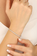 Silver Tennis Bracelet