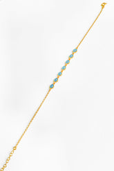 Enameled Eye Silver Bracelet