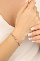 سوار فضة إيطالي مطاطي