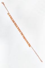 Dangling Spangles Silver Bracelet