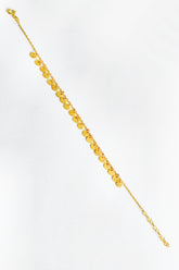 Dangling Spangles Silver Bracelet