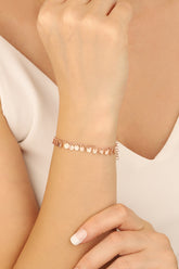 سوار فضي مرصع بالترتر