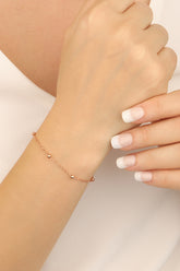 سوار فضة بدون حجر