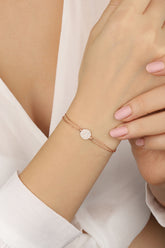 4-Row 925 Silver Stone Array Bracelet