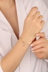 Sterling Silver Angel Bracelet Without Stone