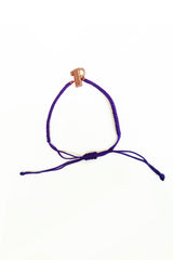 Rope Thread Silver Letter Bracelet - initial Bracelet A-Z