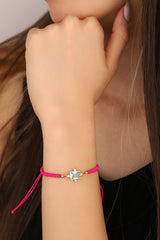 أساور من الأحجار الطبيعية للنساء، سوار سلسلة الحبل، مجوهرات كوارتز مصنوعة يدويًا للنساء