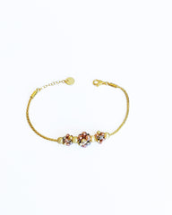 Silver Ball Bracelet, Diamond cut bracelet Christmas Gift