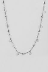 Sequin Silver Necklace