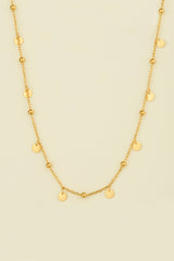 Sequin Silver Necklace