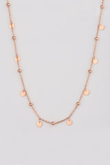 Sequin Silver Necklace