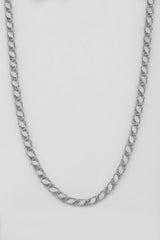 925 Silver Barley Chain Necklace , Gold Necklace, Thick Chain Necklace, Gold Chain Necklace – Dainty Layering Necklace, Adjustable Length