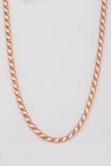 925 Silver Barley Chain Necklace , Gold Necklace, Thick Chain Necklace, Gold Chain Necklace – Dainty Layering Necklace, Adjustable Length