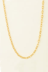 قلادة سلسلة فضية من الترتر على طراز سنغافورة