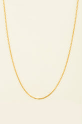 Square Italian Silver Necklace Chain