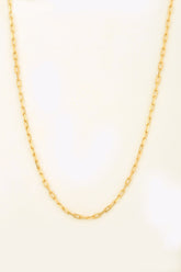 Snap Rectangle Silver Chain