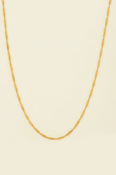 Singapore Model Silver Chain Necklace
