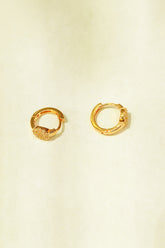 Tiny Round Stud Earrings