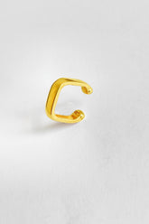 Square Stone Free Silver Cartilage Earrings