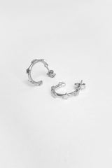 أقراط نجمة من الفضة الاسترلينية