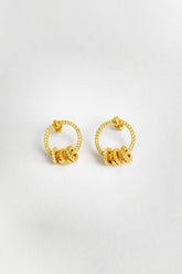 Small Hoop Silver Earrings