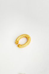 All Stone Cartilage Silver Earrings