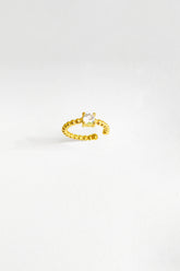 Solitaire Silver Cartilage Earrings