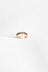 Colored Stone Silver Cartilage Earrings