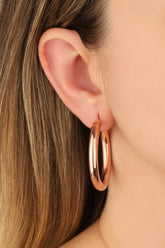 أقراط فضية إسترلينية كبيرة الحجم