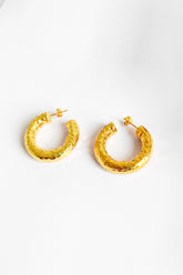 Large Thick Hoop Earrings