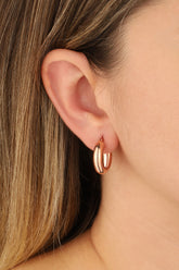 أقراط مرصعة بالفضة الإسترلينية