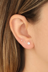 مجموعة أقراط صغيرة ثلاثية