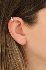 أقراط ترافيرس الفضية الغضروفية