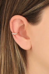 أقراط ترافيرس الفضية الغضروفية