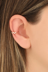 أقراط ترافيرس الفضية الغضروفية