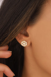 Snowflake Silver Earrings, snowflake earrings, silver stud earrings