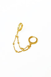 Double Chain Silver Chain Earrings,Drop Chain Link Dangle Minimalist Modern Trending Streetwear Earrings,Dainty Chain Drops,Chic Chain Hoops