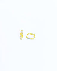 أقراط مستطيلة - أقراط دائرية بيضاوية، مع حجر أو بدون حجر