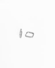 أقراط مستطيلة - أقراط دائرية بيضاوية، مع حجر أو بدون حجر