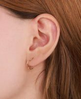 Fine Wire Heart Pattern Silver Earrings