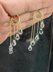 925 Sterling Silver Dangle Earrings – Simple Chain Jewelry for Her