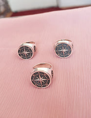Men rings, Silver compass ring, Men jewelry, Silver men jewelry, men's ring silver, Fashion men ring, Men's Ring, Sterling Silver Ring Gift