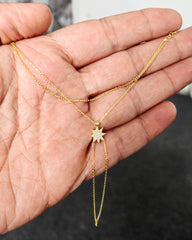 Star zircon stone hand chain bracelet, Dainty bracelet, Slave gold bracelet, Hand Slaves Chain, Galaxy Star Hand Chain, Night Sky Hand Chain
