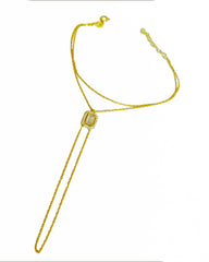 Baguette Stone Silver Sahmeran Bracelet