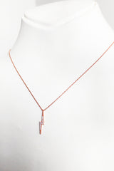 Sterling Silver Lightning Necklace