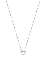 قلادة قلب من الفضة الاسترلينية