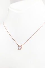 Solitaire Silver Necklace