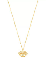 قلادة رموش من الفضة الاسترلينية 925